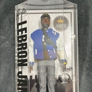 Barbie Blue and White Bomber Jacket